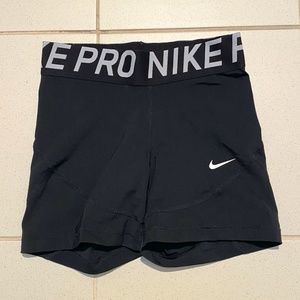 Nike Pro Shorts Black Spandex